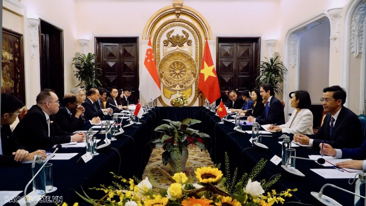 Vietnam and Singapore vow to foster bilateral cooperation